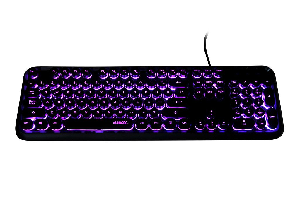 KEYBOARD I-BOX PULSAR IKS620, LED, WIRED_18