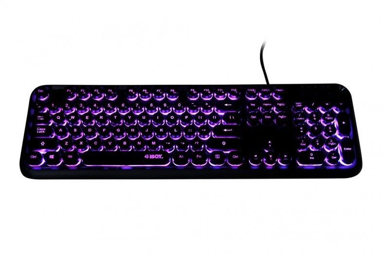 KEYBOARD I-BOX PULSAR IKS620, LED, WIRED_3