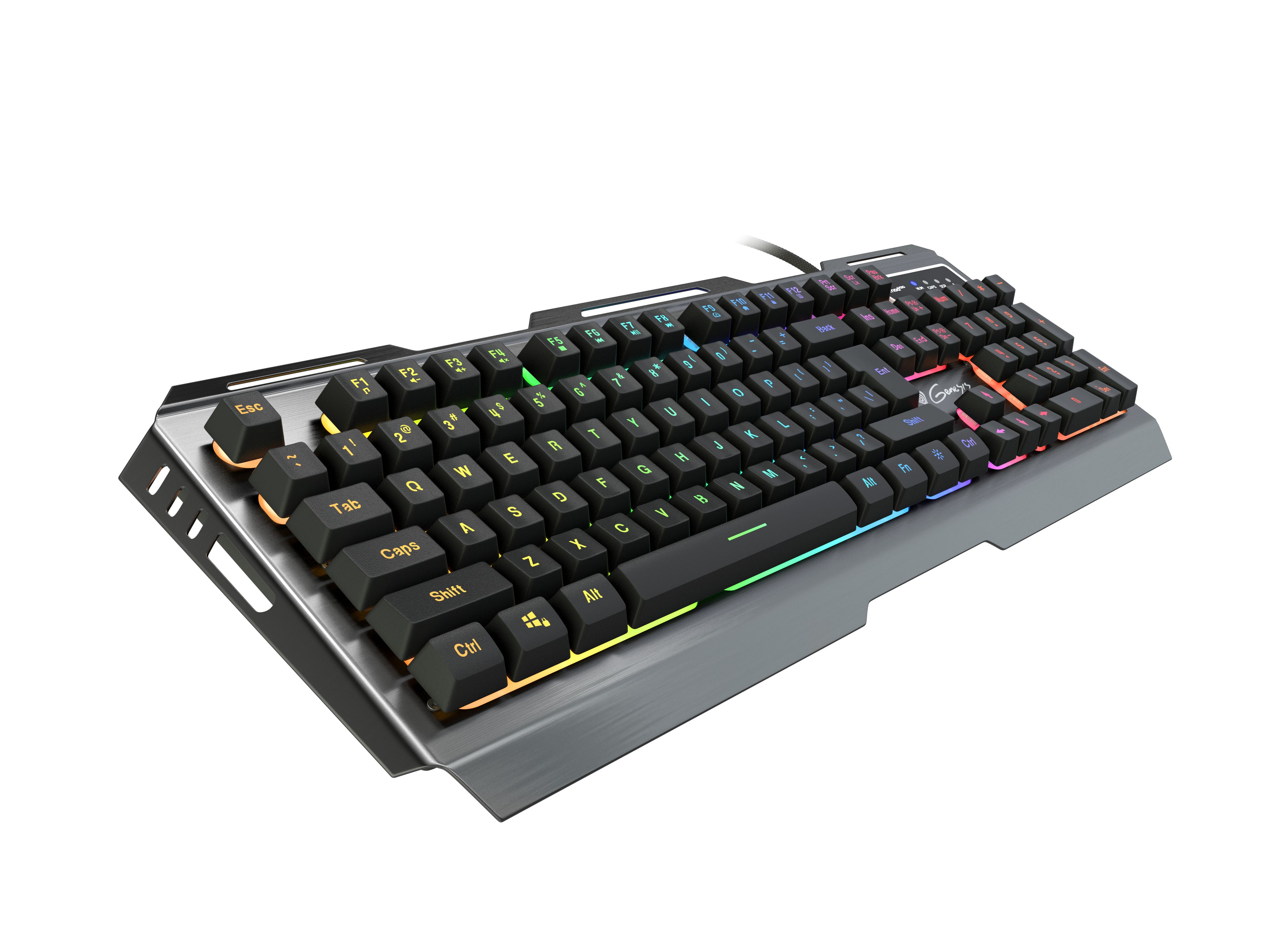 GENESIS Rhod 420 RGB keyboard USB US International Black_3