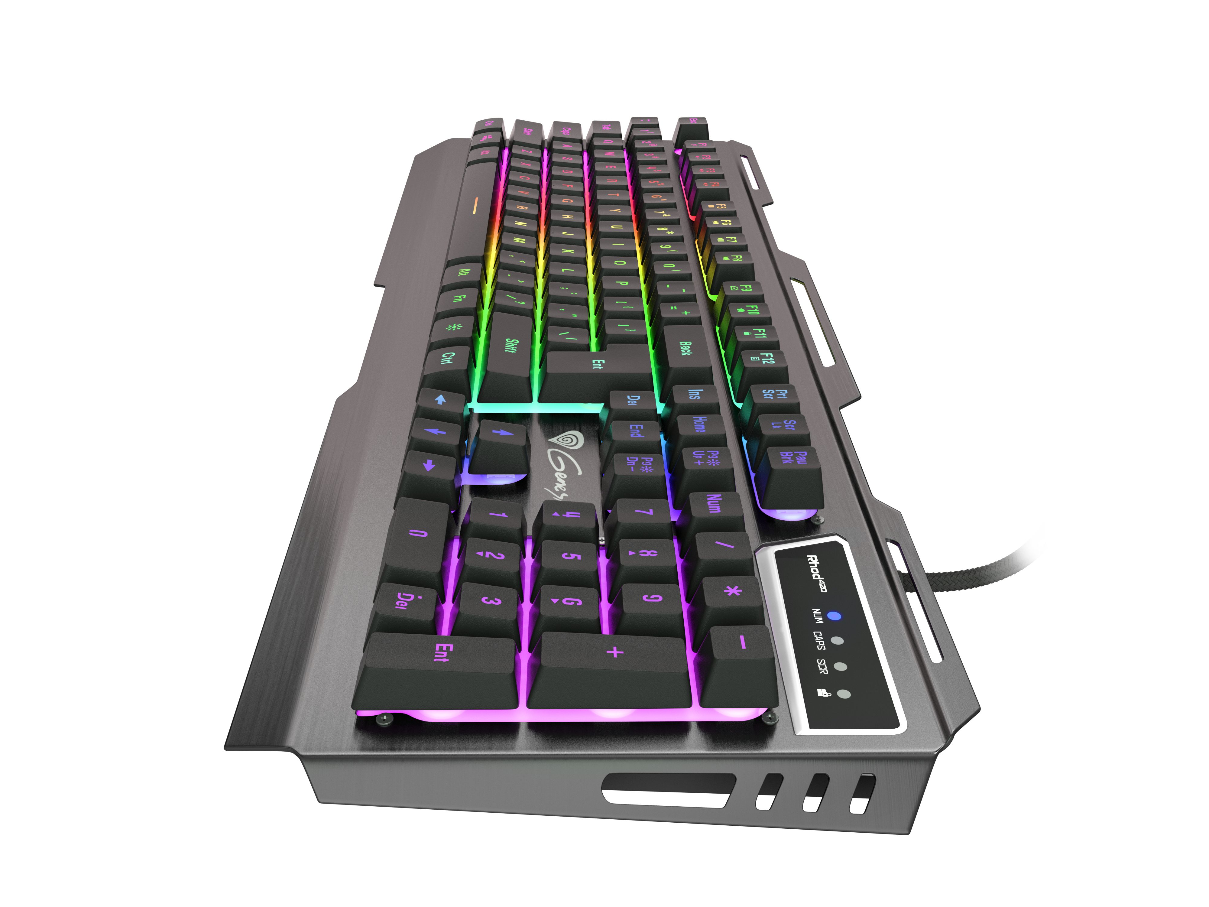 GENESIS Rhod 420 RGB keyboard USB US International Black_7