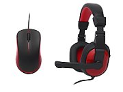 Keyboard + mouse Set membrane BLOW 84-221# ((US); black color, red color; Optical)_2