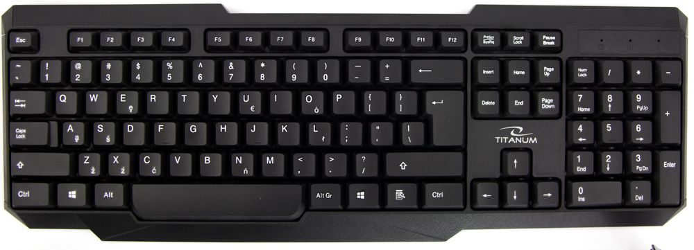 TITANUM TK108 Keyboard + USB mouse Black_3