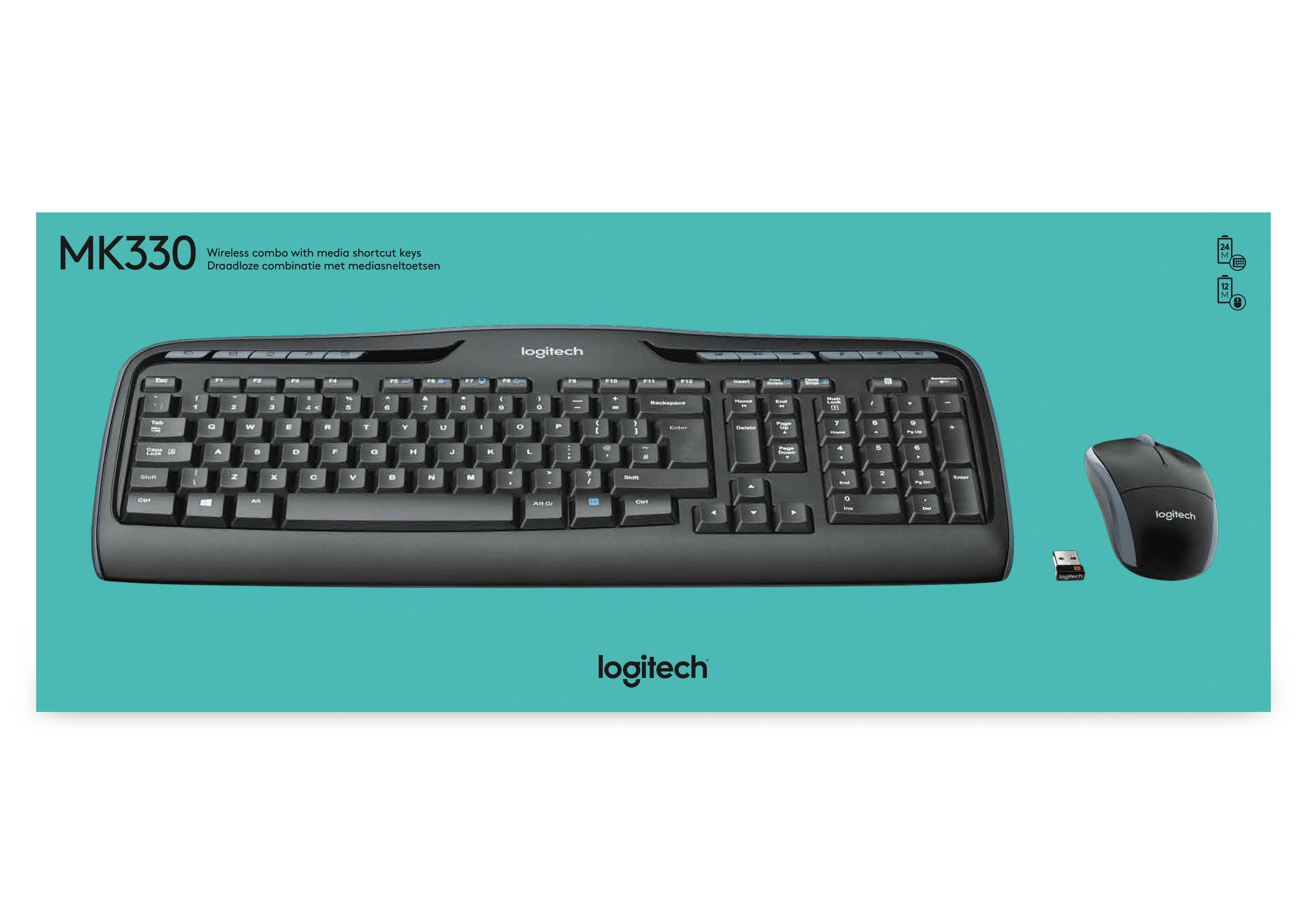 Logitech Desktop MK330 Wireless [US] black_4