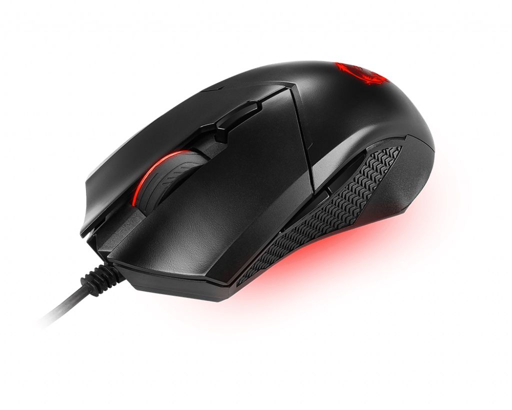 MSI CLUTCH GM08 Optical Gaming Mouse '4200 DPI Optical Sensor, 6 Programmable button, Symmetrical design, Durable switch with 10+ Million Clicks, Weight Adjustable, Red LED'_4