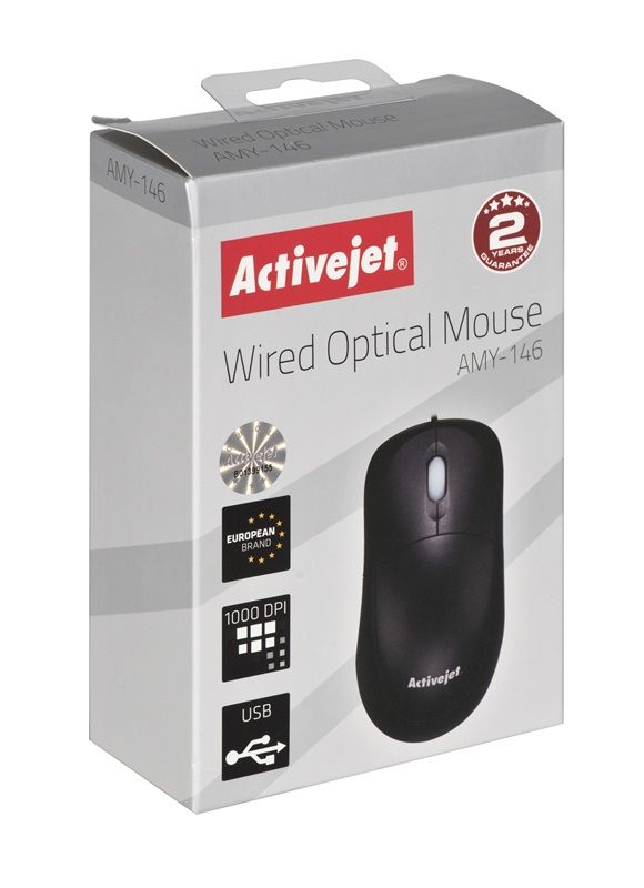 Activejet AMY-146 wired optical computer USB mouse_5