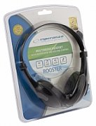 Esperanza EH158K headphones/headset Head-band Black, Grey_5