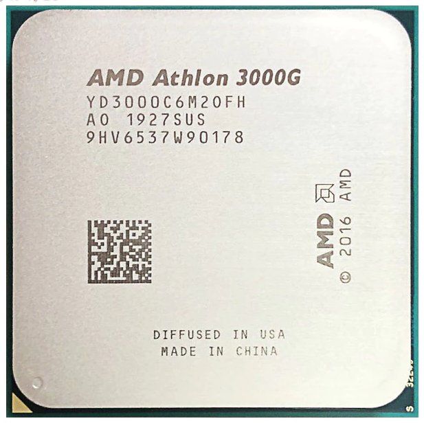 AMD Athlon 3000G processor 3.5 GHz 4 MB L3 TRAY_1