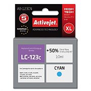 Activejet AB-123CN ink for Brother printer; Brother LC123C/LC121C replacement; Supreme; 10 ml; cyan_1