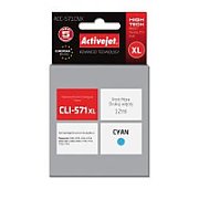 Activejet ACC-571CNX ink for Canon printer; Canon CLI-571C XL replacement; Supreme; 12 ml; cyan_2