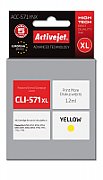 Activejet ACC-571YNX ink for Canon printer; Canon CLI-571Y XL replacement; Supreme; 12 ml; yellow_1