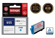 Activejet AH-655CR ink for HP printer; HP 655 CZ110AE replacement; Premium; 12 ml; cyan_2