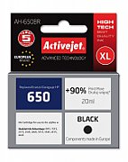 Activejet AH-650BR ink for HP printer; HP 650 CZ101AE replacement; Premium; 20 ml; black_1