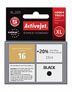 Activejet AL-16N ink for Lexmark printer; Lexmark 16 10N0016 replacement; Supreme; 15 ml; black_1