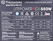 Computer power supply THERMALTAKE LITEPOWER RGB 550W, 24-pin_2