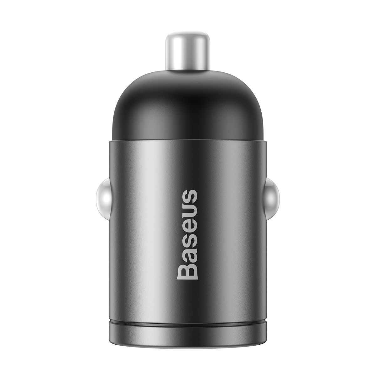 Mini car charger Baseus Tiny Star, USB, QC 3.0, 30W (gray)_4