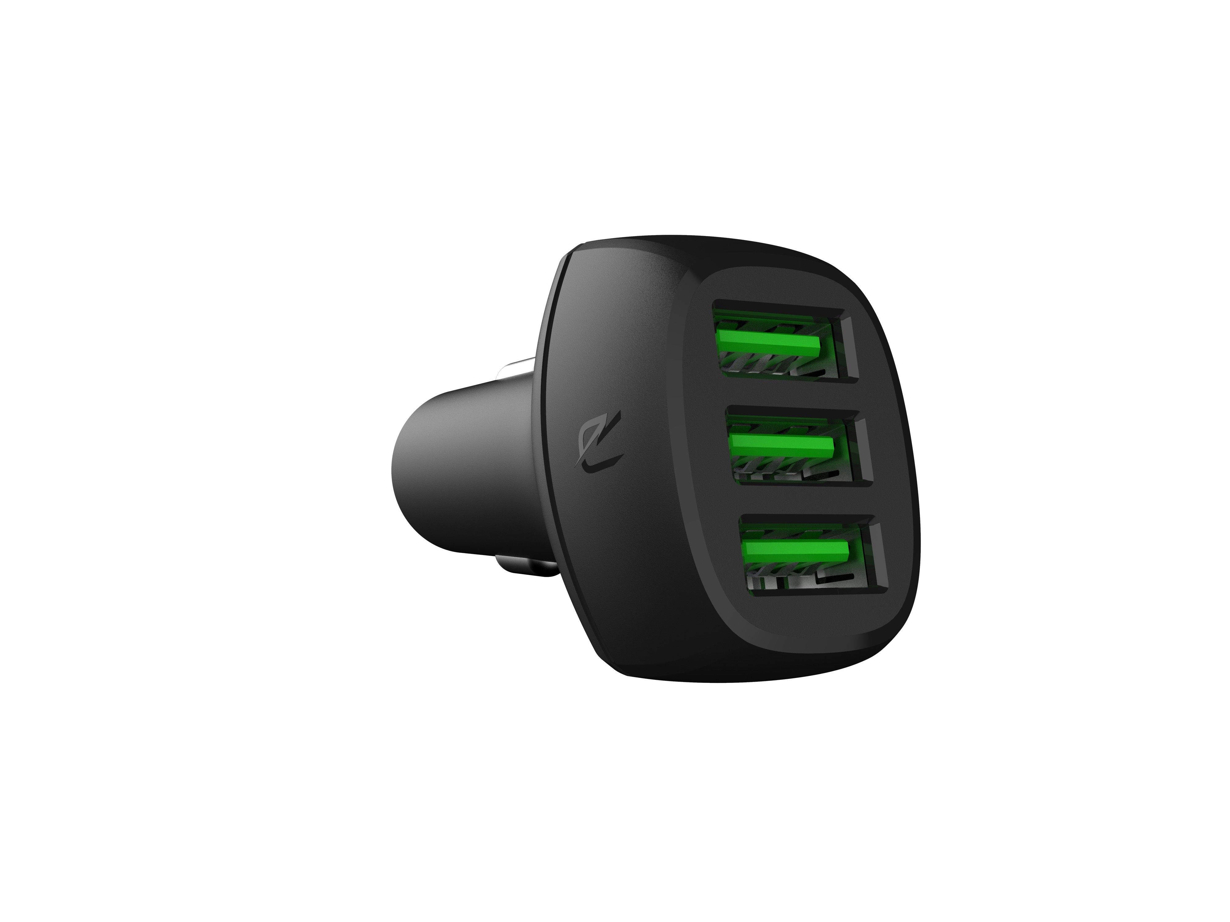 Green Cell CADGC01 PoweRide Car charger 54W 3x USB 18W Ultra Charge_2