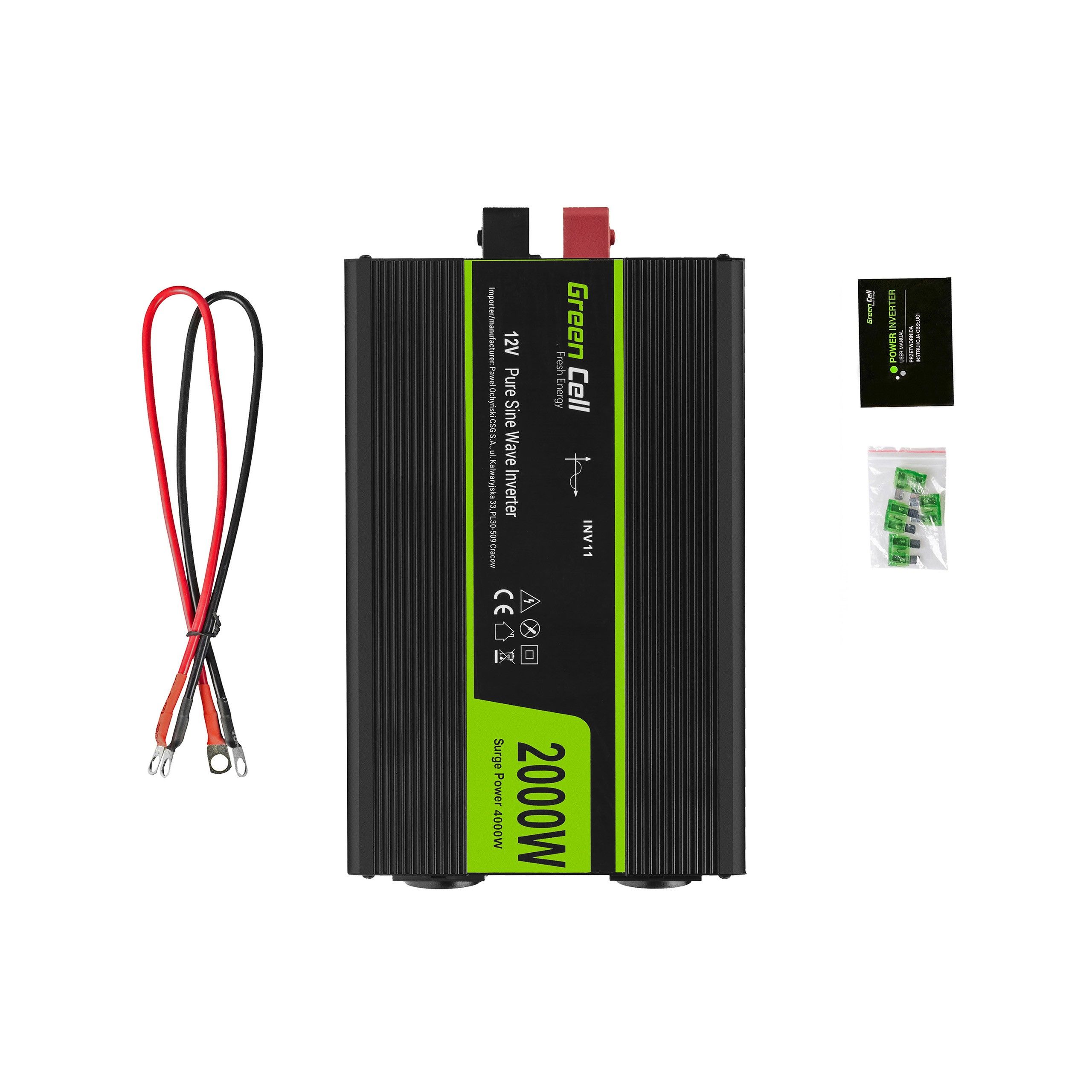 Green Cell INV11 power adapter/inverter Auto 12 W_5