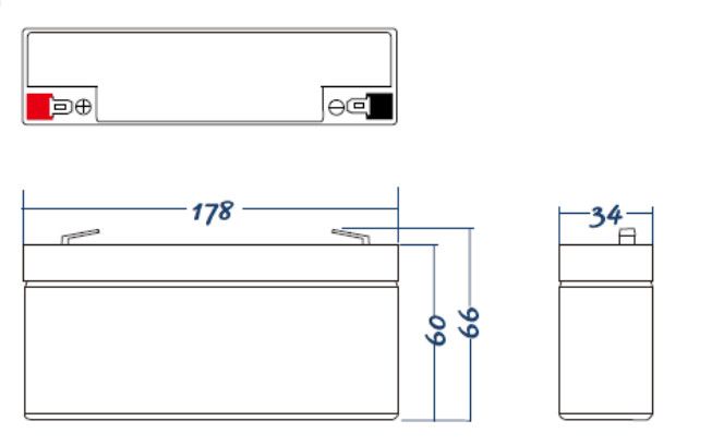 Green Cell AGM18 UPS battery 12 V 2.3 Ah_16