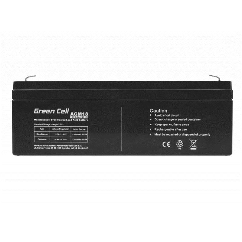 Green Cell AGM18 UPS battery 12 V 2.3 Ah_10