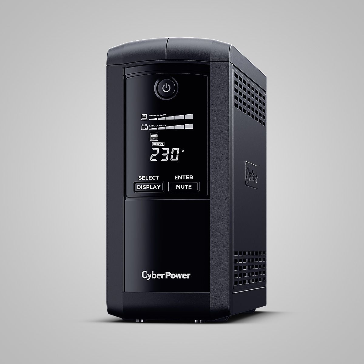 UPS Cyber Power VP1000ELCD-FR, 1000VA, 550 W, 4x Schuko, 1x RJ45, 1x USB, Tower, Negru