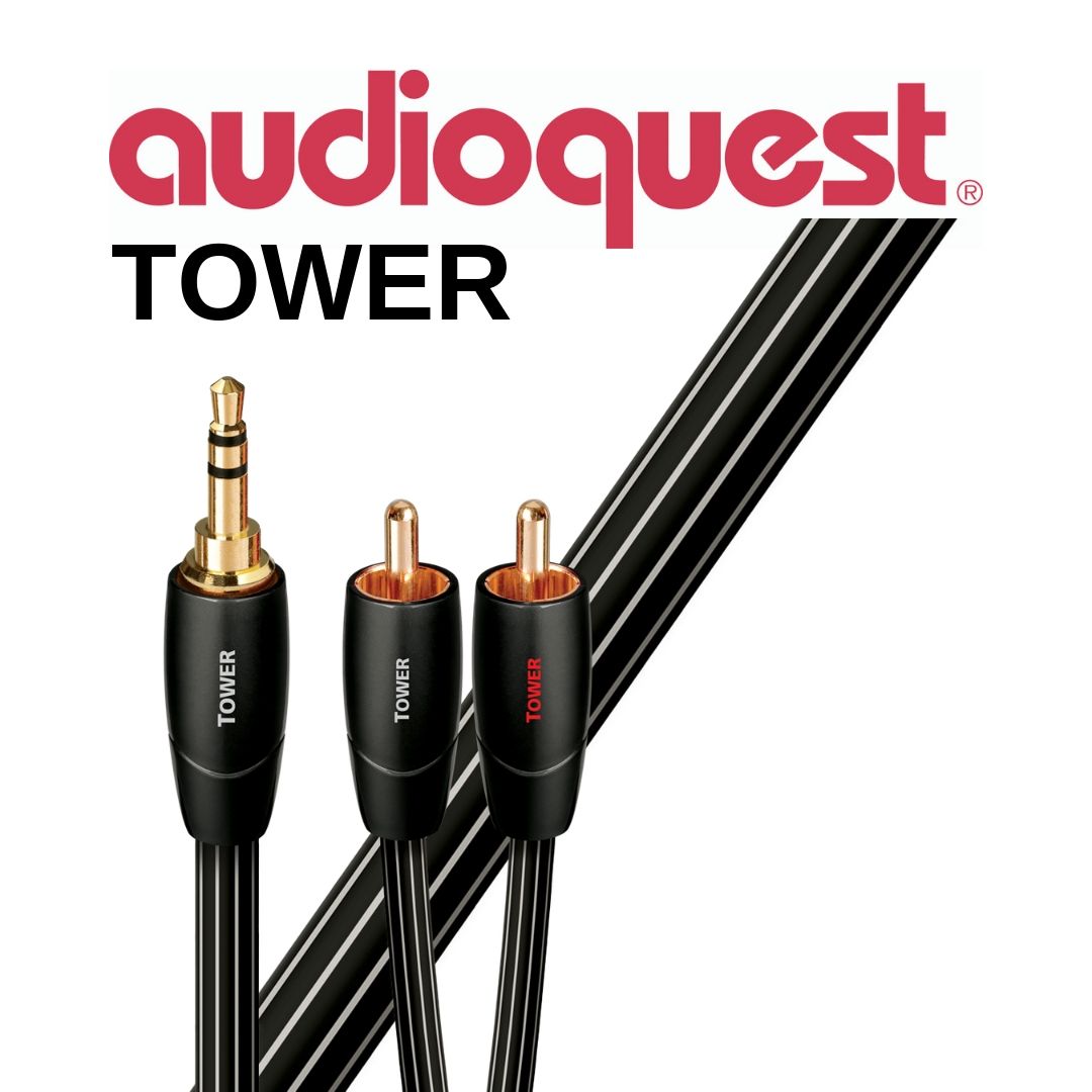 Cablu audio 3.5mm - 2RCA AudioQuest Tower 8m_1