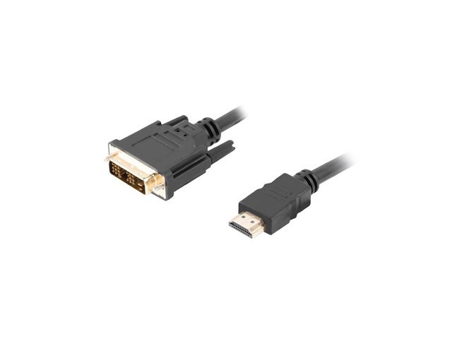 Cablu HDMI la DVI-D single link, 3m, CA-HDDV-10CC-0030-BK, Lanberg_1