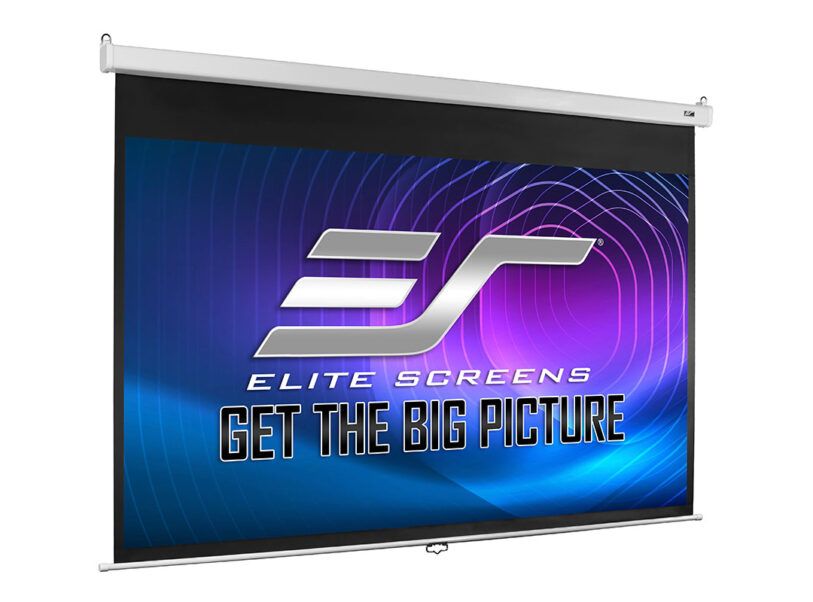 Ecran de proiectie pentru perete/tavan EliteScreens SRM-PRO, M100HSR-PRO, 220 cm x125 cm, Format 16:9, SLOW RETRACTION_1