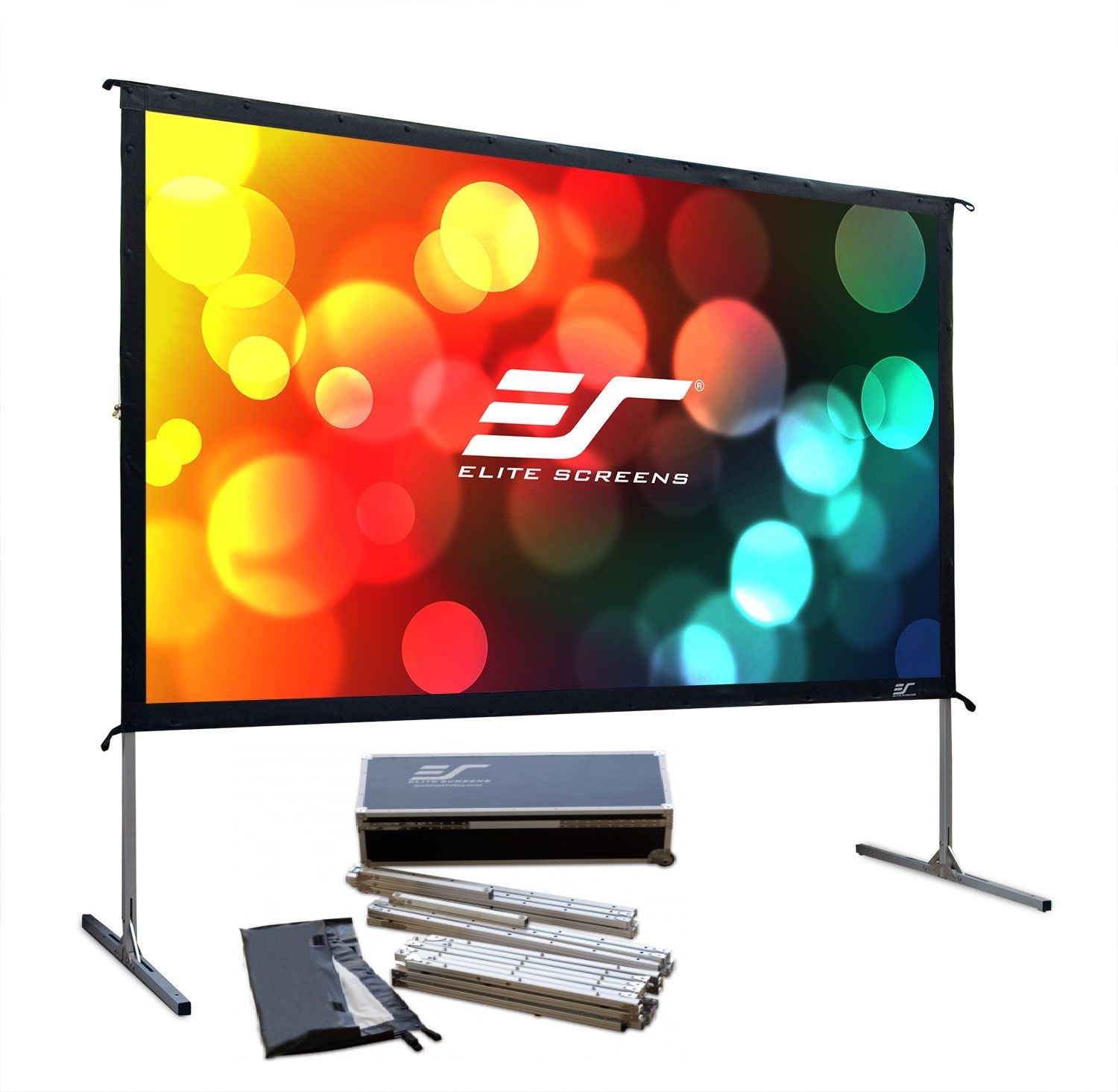 Ecran proiectie, de podea, 304,8 x 228,6 cm, EliteScreens QuickStand Q150V1, Format 4:3_1