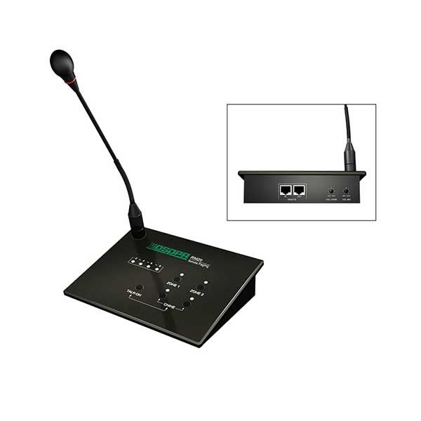 Microfon 2 zone cu Remote Paging DSPPA RM20 pentru MP200U, 300U, 600U, 1000U_1
