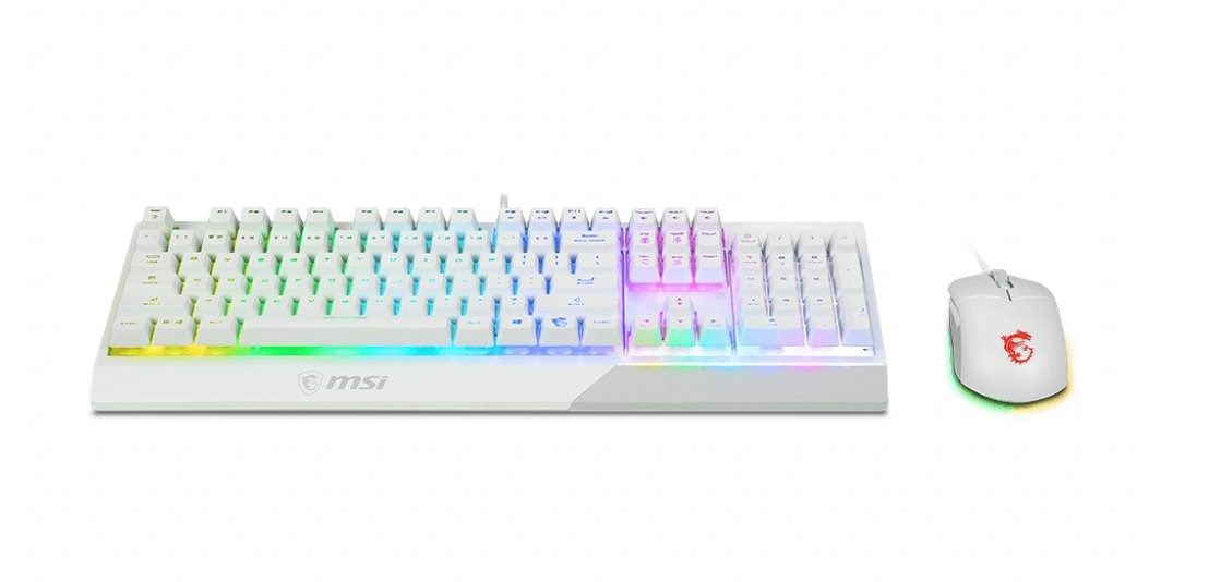 MSI Vigor GK30 Combo USB QWERTY Keyboard + Mouse GM11 White_6