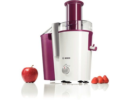 Bosch MES25C0 juice maker Centrifugal juicer Cherry,Transparent,White 700 W_3