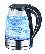 Adler AD 1225 electric kettle 1.7 L Black,Stainless steel,Transparent 2200 W_1