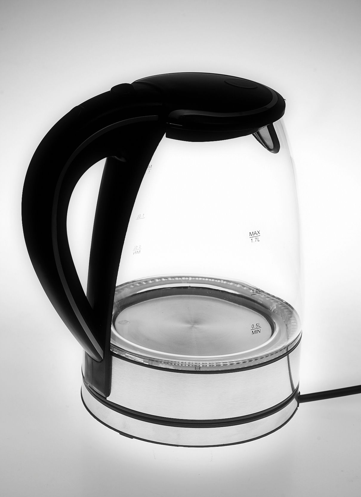 Adler AD 1225 electric kettle 1.7 L Black,Stainless steel,Transparent 2200 W_4