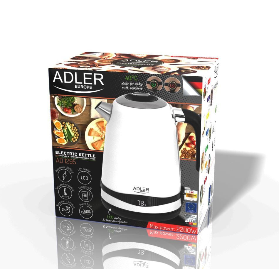 Adler AD 1295w Electric kettle 1.7 l White_5