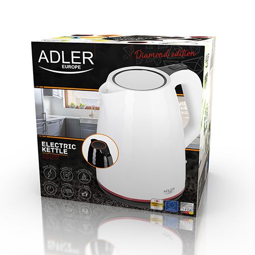 Adler AD 1277 W electric kettle 1.7 L 2200 W White_7