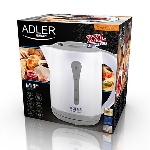 Adler AD 1244 electric kettle 2.5 L 2200 W White_7