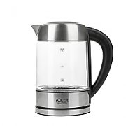 Adler AD 1247 NEW electric kettle 1.7 L Hazelnut,Stainless steel,Transparent 2200 W_4