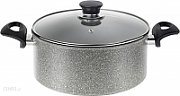 Pot BALLARINI Ferrara with 2 handles and lid Granite 24 CM FERG25D.24D_1