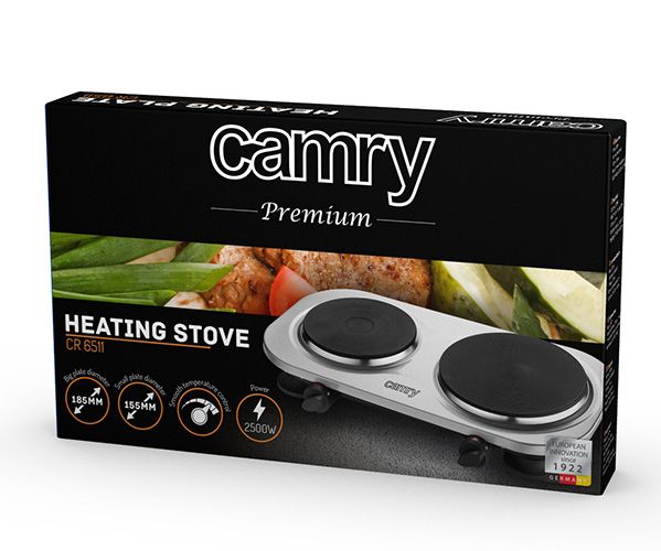 Camry CR 6511 stove Freestanding Black,Stainless steel Electric_3