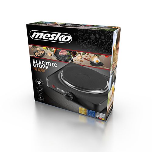 Mesko Home MS 6508 hob Black Countertop Sealed plate 1 zone(s)_4