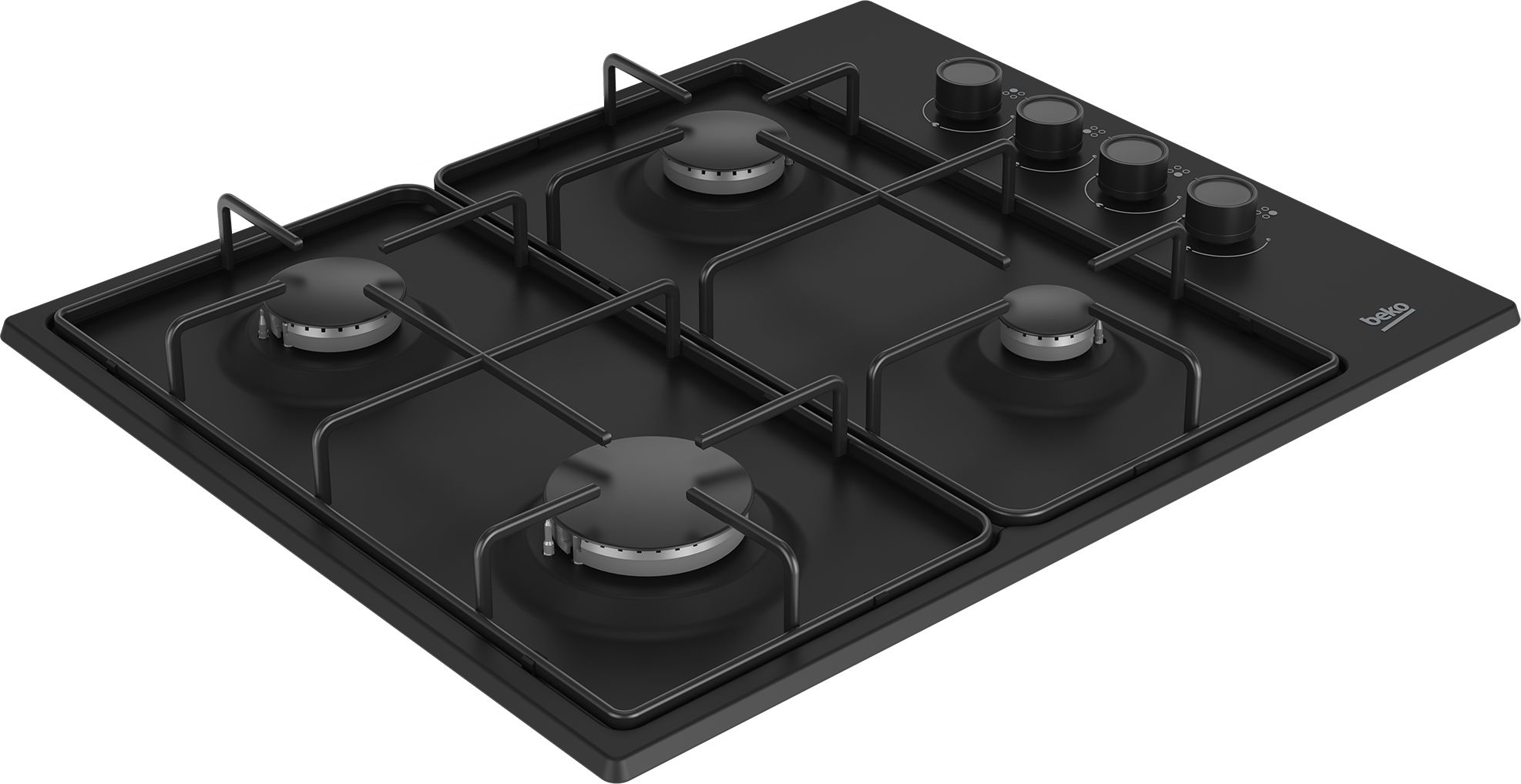 Beko HIBG64120SB hob Black Built-in 60 cm Gas 4 zone(s)_2