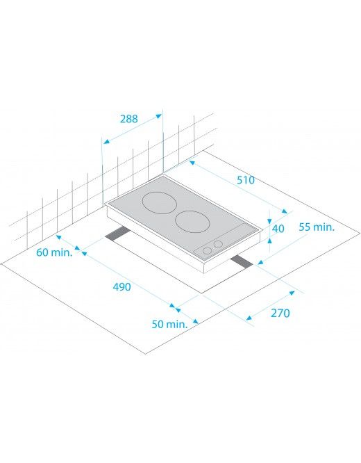 Beko HDCC 32200 X hob Black Built-in Ceramic 2 zone(s)_2