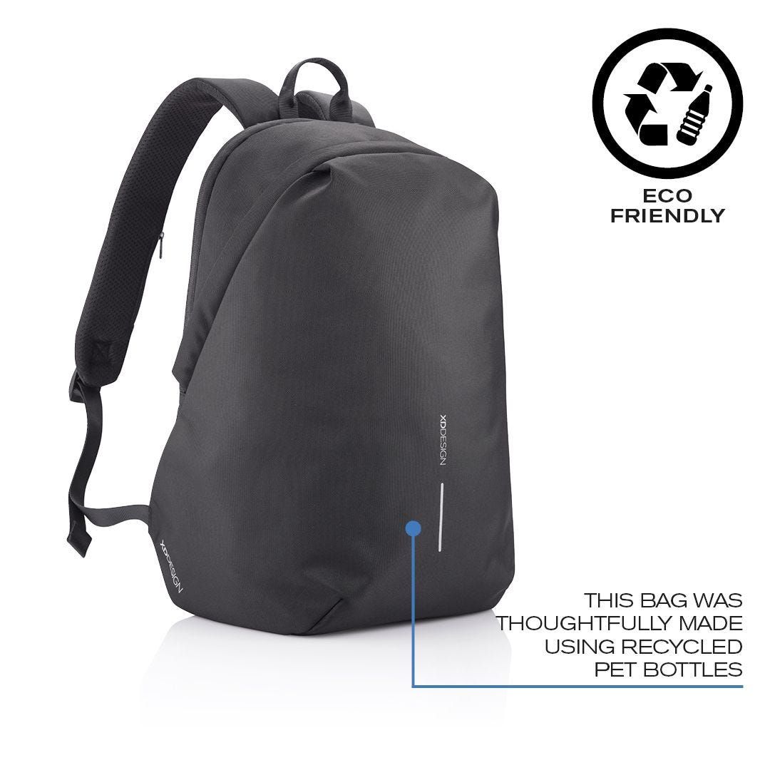 XD DESIGN ANTI-THEFT BACKPACK BOBBY SOFT BLACK P/N: P705.791_2