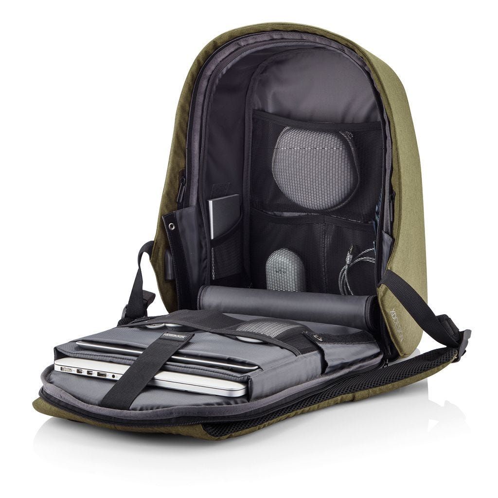 XD DESIGN ANTI-THEFT BACKPACK BOBBY HERO REGULAR GREEN P/N: P705.297_13