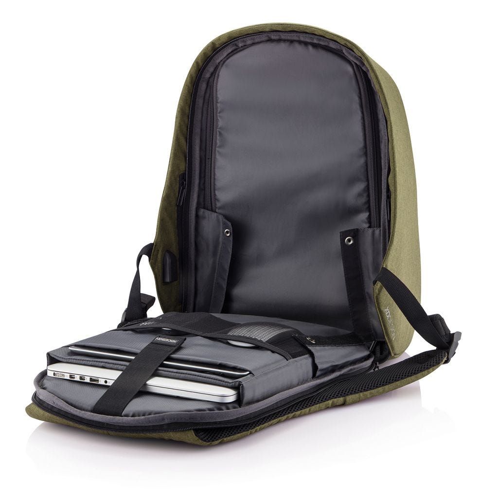 XD DESIGN ANTI-THEFT BACKPACK BOBBY HERO REGULAR GREEN P/N: P705.297_14