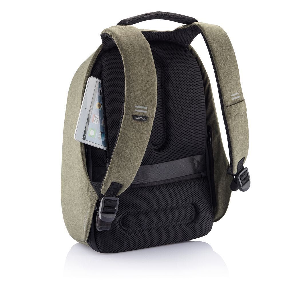 XD DESIGN ANTI-THEFT BACKPACK BOBBY HERO REGULAR GREEN P/N: P705.297_5