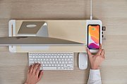 3-in-1 wooden monitor stand hub with fast wireless charging pad POUT EYES 8 white_9