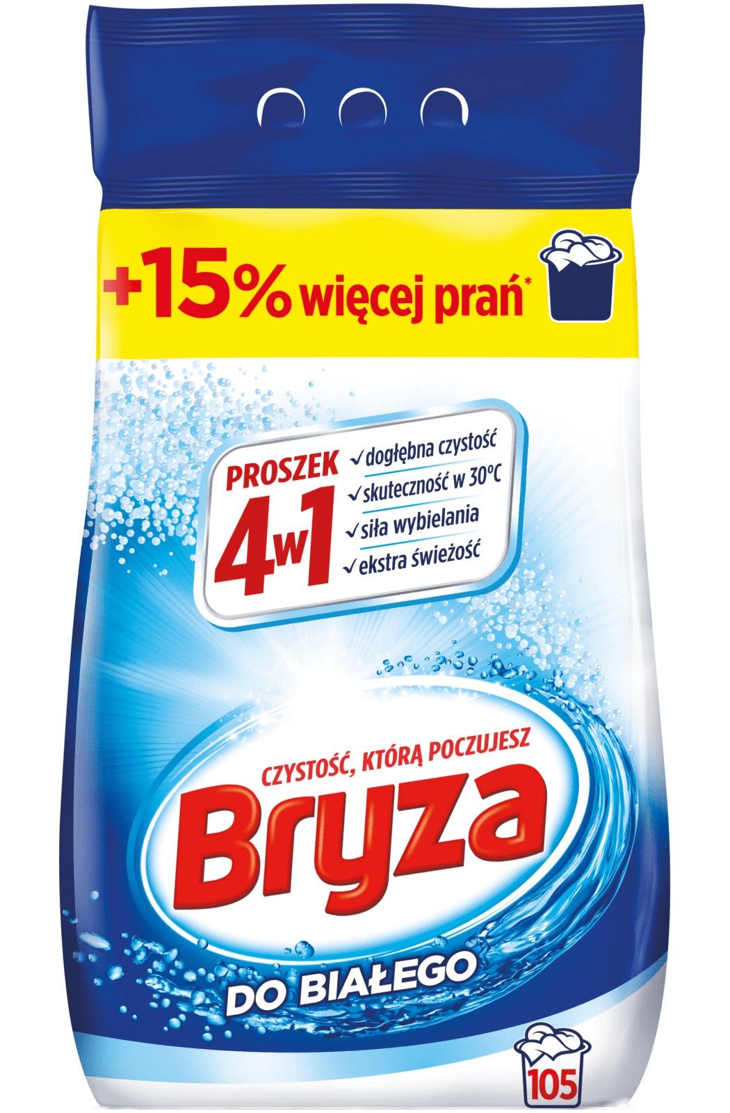 Bryza 4w1 Washing Powder for White Fabrics 6,825 kg_1