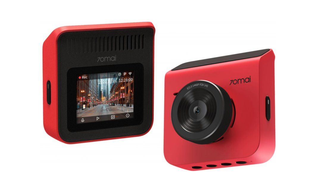 Video recorder 70MAI Dash Cam A400 Red_4