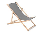 Wooden chair made of quality beech wood with three adjustable backrest positions Grey colour GreenBlue GB183_1